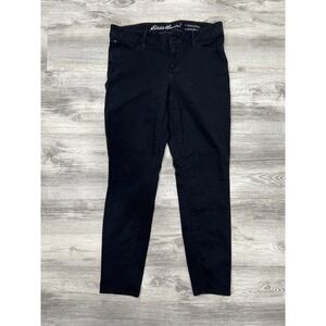 Eddie Bauer Black Jeans Jeggings Stretch Denim Pants Slim‎ Fit Size 4